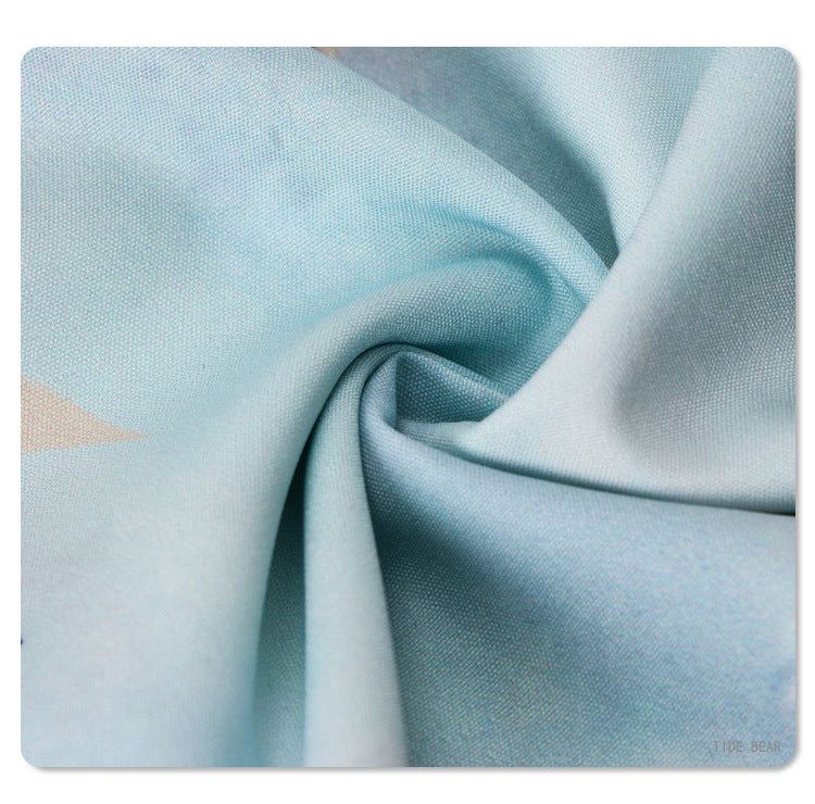 G.Z 邁阿密南岸✥𝔾𝕣𝕠𝕦𝕟𝕕ℤ𝕖𝕣𝕠®✥2023南裝大佬/美式休閒悠藍下山虎寬鬆開領襯衫短褲套裝