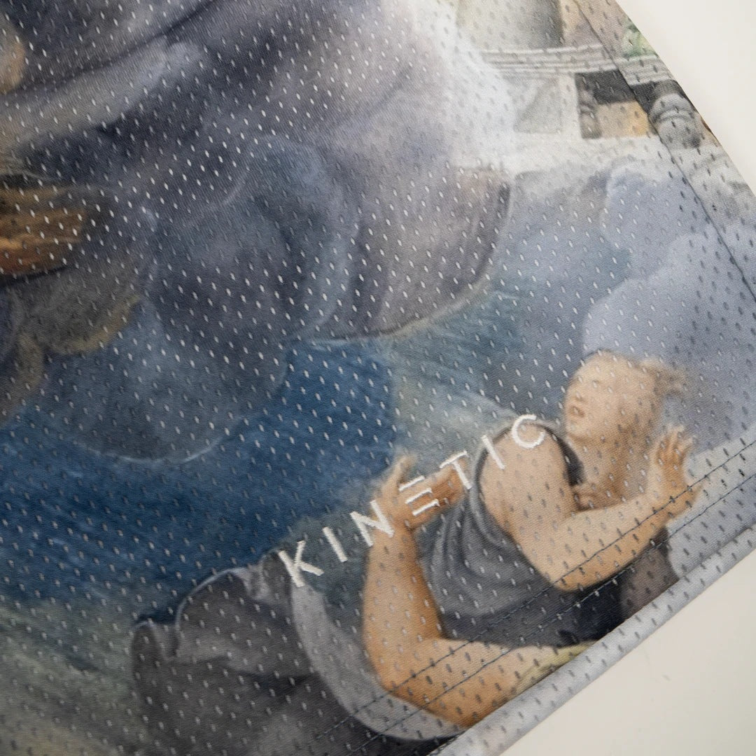 G.Z 邁阿密南岸✥𝔾𝕣𝕠𝕦𝕟𝕕ℤ𝕖𝕣𝕠®✥2023南裝大佬/美式休閒滿版圖樣巴洛克四分短褲球褲