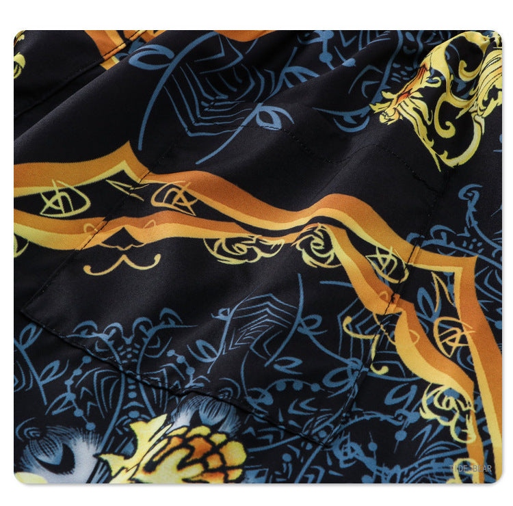 G.Z 邁阿密南岸✥𝔾𝕣𝕠𝕦𝕟𝕕ℤ𝕖𝕣𝕠®✥2023南裝大佬/美式休閒宮廷御用風寬鬆開領襯衫短褲套裝