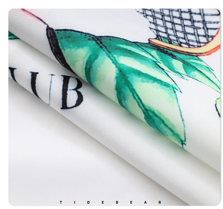 G.Z 邁阿密南岸✥𝔾𝕣𝕠𝕦𝕟𝕕ℤ𝕖𝕣𝕠®✥2023南裝大佬/美式休閒白色網球寬鬆開領襯衫短褲套裝