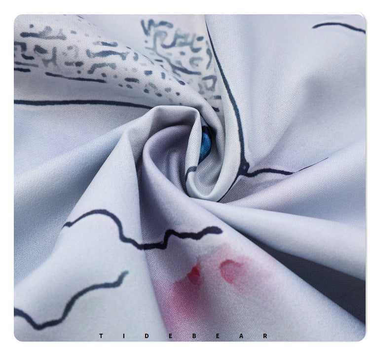 G.Z 邁阿密南岸✥𝔾𝕣𝕠𝕦𝕟𝕕ℤ𝕖𝕣𝕠®✥2023南裝大佬/美式休閒忍法誘惑之術寬鬆開領襯衫短褲套裝