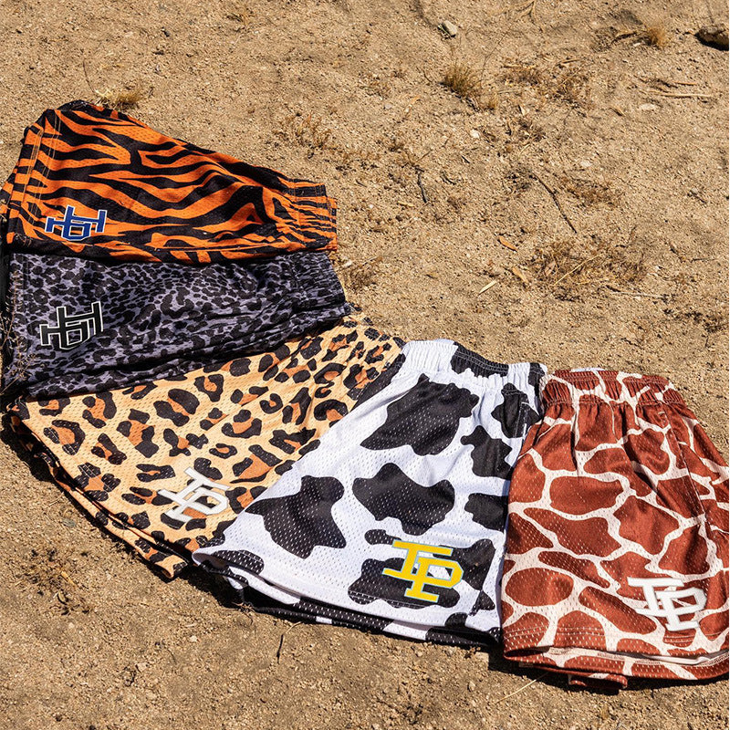 G.Z 邁阿密南岸✥𝔾𝕣𝕠𝕦𝕟𝕕ℤ𝕖𝕣𝕠®✥2023南裝大佬/美式休閒動物條紋五分短褲球褲