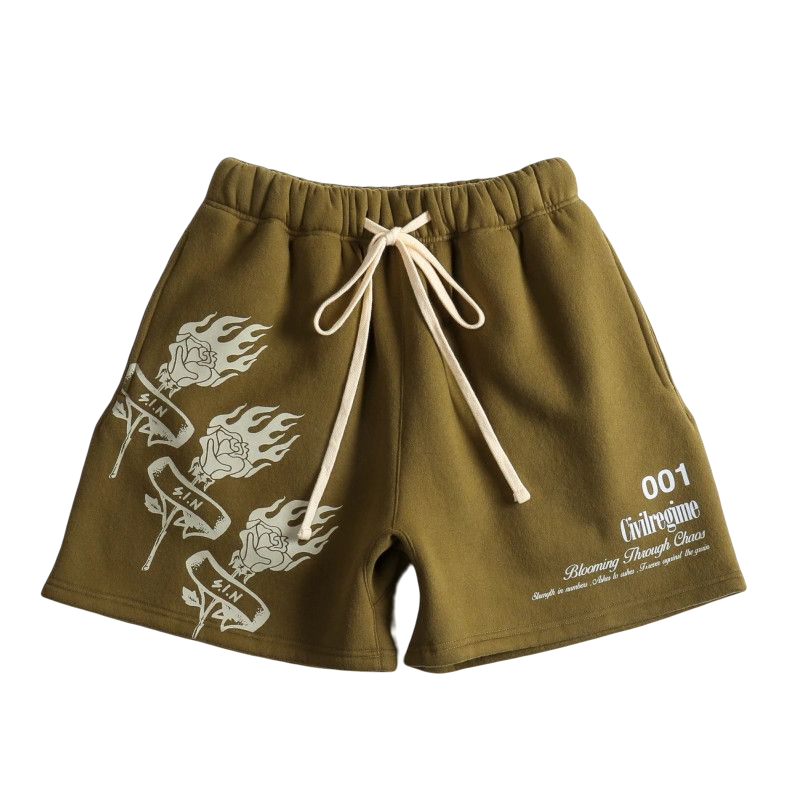 G.Z LA西岸 2023【✟純愛西岸✟】美式civilre四分休閒短褲