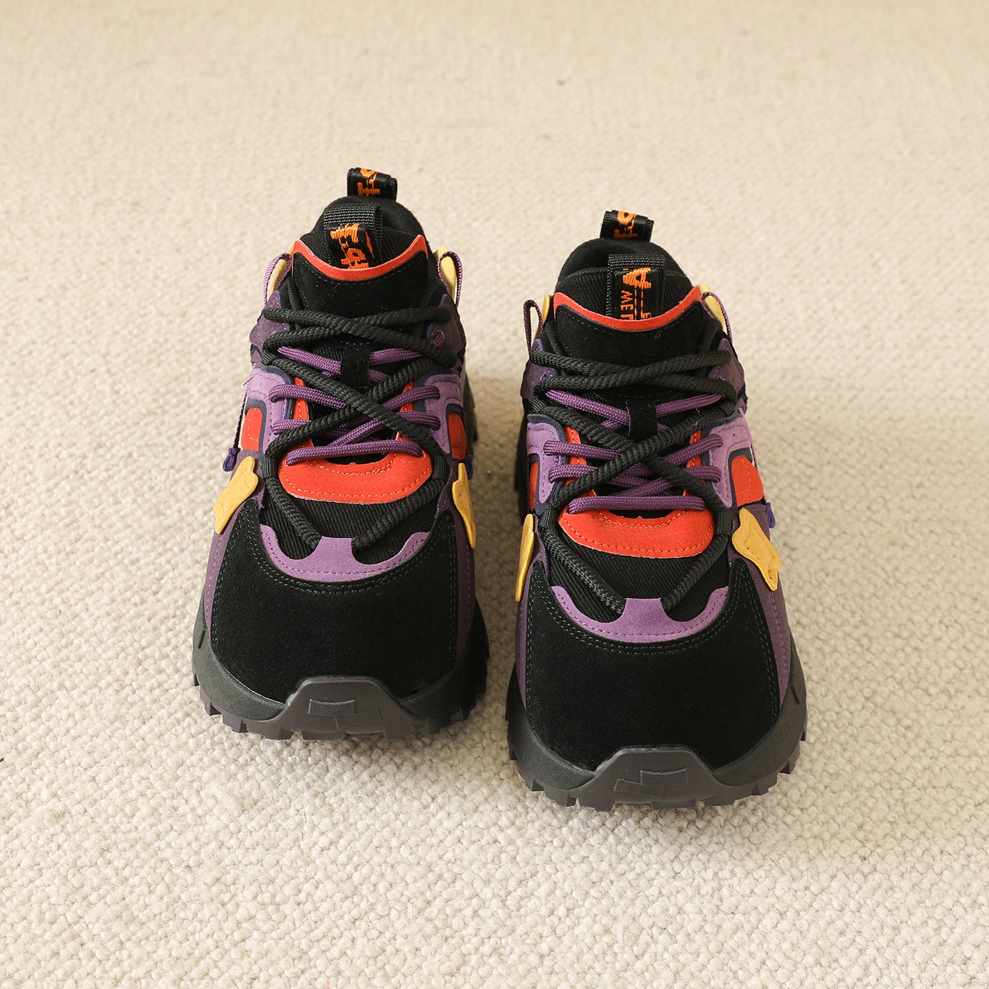 𝔾𝕣𝕠𝕦𝕟𝕕ℤ𝕖𝕣𝕠®－Flexing－shoes✥25-26年✥美式新款厚底增高拚色4.5cm女款老爹休閒鞋(35-40號)2523