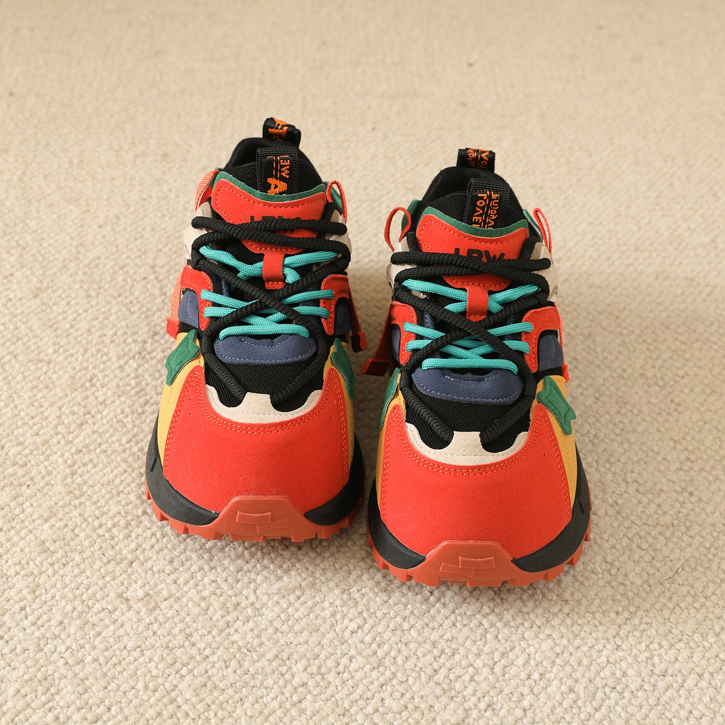 𝔾𝕣𝕠𝕦𝕟𝕕ℤ𝕖𝕣𝕠®－Flexing－shoes✥25-26年✥美式新款厚底增高拚色4.5cm女款老爹休閒鞋(35-40號)2523