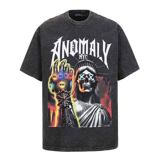 G.Z邁阿密南岸𝔾𝕣𝕠𝕦𝕟𝕕ℤ𝕖𝕣𝕠®✥２０２５✥ 南裝大佬/美式嘻哈水洗重磅無限紐約男女中性T-Shirt上衣TKP