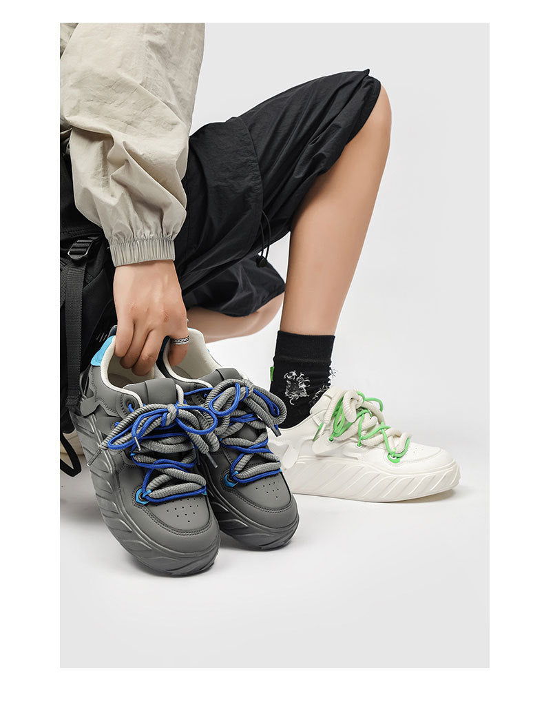 GZ Flexing shoes(現貨特價)歐美街頭百搭時尚高質感硫化橡膠厚底休閒鞋