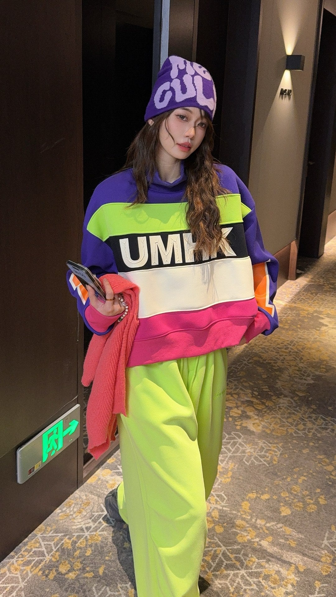 🄶🅁🄾🅄🄽🄳♾🅉🄴🅁🄾25-26SS♾無性別穿搭OverSize美式新款糖果拚色亮彩圓領長袖上衣T-SHIRT