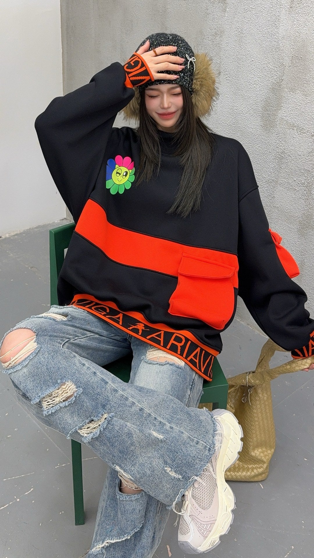 🄶🅁🄾🅄🄽🄳♾🅉🄴🅁🄾25-26SS♾無性別穿搭OverSize美式新款簡約中領多口袋圓領長袖T-SHIRT(加厚加絨)🔥