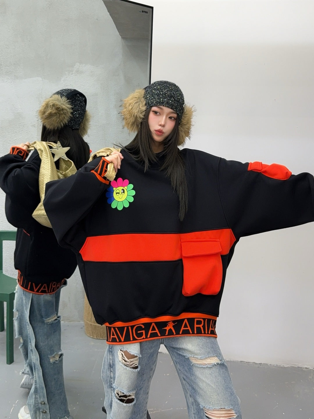 🄶🅁🄾🅄🄽🄳♾🅉🄴🅁🄾25-26SS♾無性別穿搭OverSize美式新款簡約中領多口袋圓領長袖T-SHIRT(加厚加絨)🔥