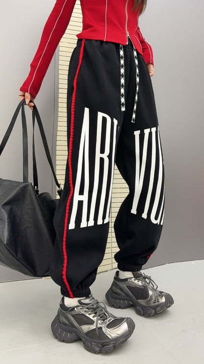 🄶🅁🄾🅄🄽🄳♾🅉🄴🅁🄾25-26SS♾無性別穿搭OverSize美式變色拉鍊字母休閒長褲