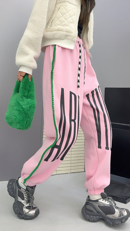🄶🅁🄾🅄🄽🄳♾🅉🄴🅁🄾25-26SS♾無性別穿搭OverSize美式變色拉鍊字母休閒長褲