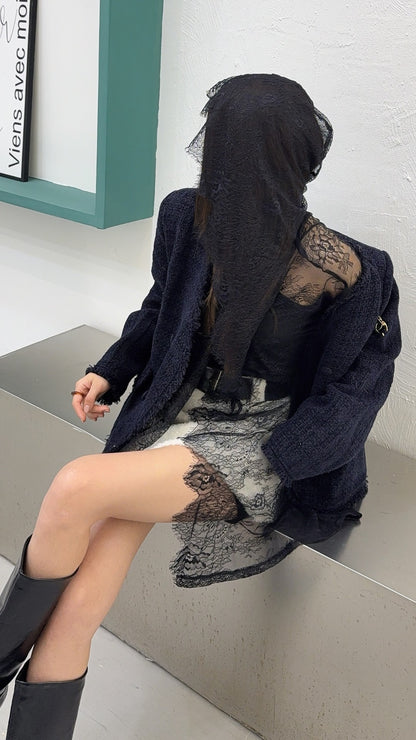 🄶🅁🄾🅄🄽🄳♾🅉🄴🅁🄾25-26SS♾無性別穿搭OverSize美式新款純慾小心機連帽披肩外套