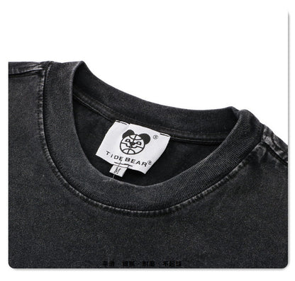 G.Z 邁阿密南岸✥𝔾𝕣𝕠𝕦𝕟𝕕ℤ𝕖𝕣𝕠®✥２０２３南裝大佬/美式休閒經典99'風火輪短袖水洗中性T-Shirt