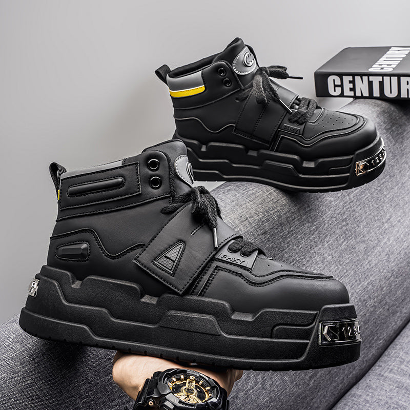 𝔾𝕣𝕠𝕦𝕟𝕕ℤ𝕖𝕣𝕠®－Flexing－shoes✥25-26✥美式秋冬新款復厚底中高筒龐克戰靴休閒鞋HC808