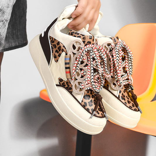 𝔾𝕣𝕠𝕦𝕟𝕕ℤ𝕖𝕣𝕠®－Flexing－shoes✥2025✥美式新款超浮誇中筒平底男女中性休閒滑板鞋1212(限量)