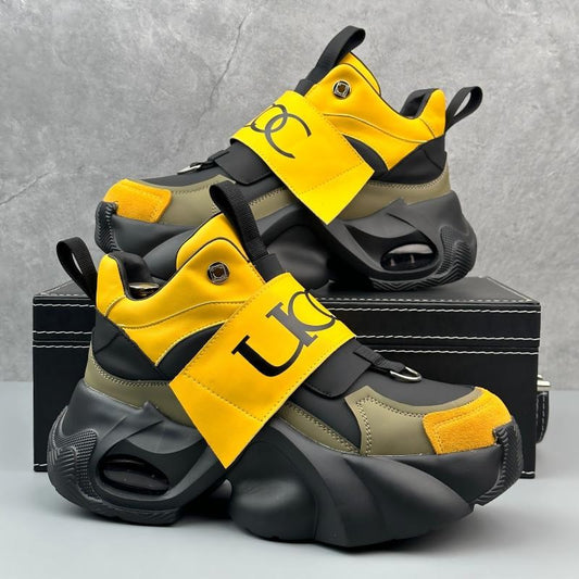 𝔾𝕣𝕠𝕦𝕟𝕕ℤ𝕖𝕣𝕠®－Flexing－shoes✥25-26✥美式新款復古麂皮中高筒鬆緊加厚老爹鞋DCD1(限量款)