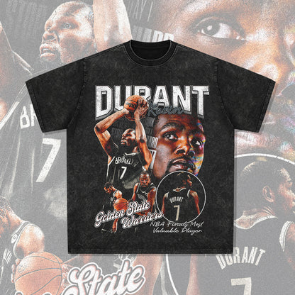 GZ Miami South Shore✥𝔾𝕣𝕠𝕦𝕟𝕕ℤ𝕖𝕣𝕠®✥2023 South suit big guy/super thick pound-American casual Kevin Durant heavy weight neutral short-sleeved T-Shirt 