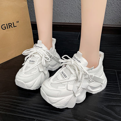 𝔾𝕣𝕠𝕦𝕟𝕕ℤ𝕖𝕣𝕠®－Flexing－shoes✥2024✥美式秋冬新款增高髒髒色系顯瘦女款老爹走路鞋(35-40號)9112