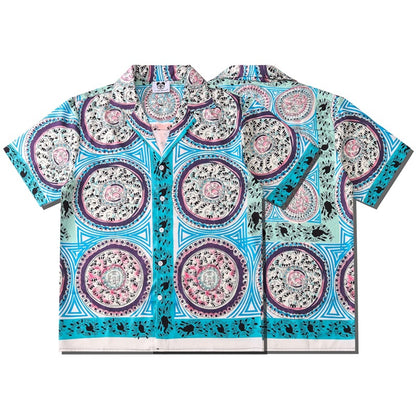 G.Z 邁阿密南岸✥𝔾𝕣𝕠𝕦𝕟𝕕ℤ𝕖𝕣𝕠®✥２０２３南裝大佬/美式休閒海岸度假風寬鬆開領襯衫