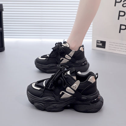 𝔾𝕣𝕠𝕦𝕟𝕕ℤ𝕖𝕣𝕠®－Flexing－shoes✥2024✥美式秋冬新款增高混搭色顯瘦女款老爹走路鞋(35-40號)G17