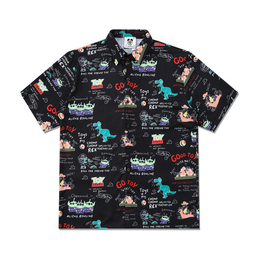 GZ Miami South Shore✥𝔾𝕣𝕠𝕦𝕟𝕕ℤ𝕖𝕣𝕠®✥2023 Southern suit boss/American casual full-page toy anti-bone loose open-collar shirt 