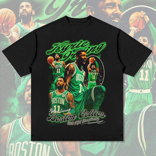 GZ Miami South Shore✥𝔾𝕣𝕠𝕦𝕟𝕕ℤ𝕖𝕣𝕠®✥2023 South suit big guy/super thick pound-American vintage casual Kyrie Irving heavyweight neutral short-sleeved T-Shirt 