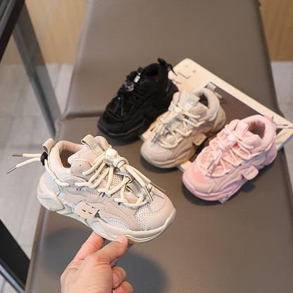 𝔾𝕣𝕠𝕦𝕟𝕕ℤ𝕖𝕣𝕠®－Deluxe－BabyKids Shoes✥2024年✥秋冬新款中小童學齡復古百搭老爹鞋