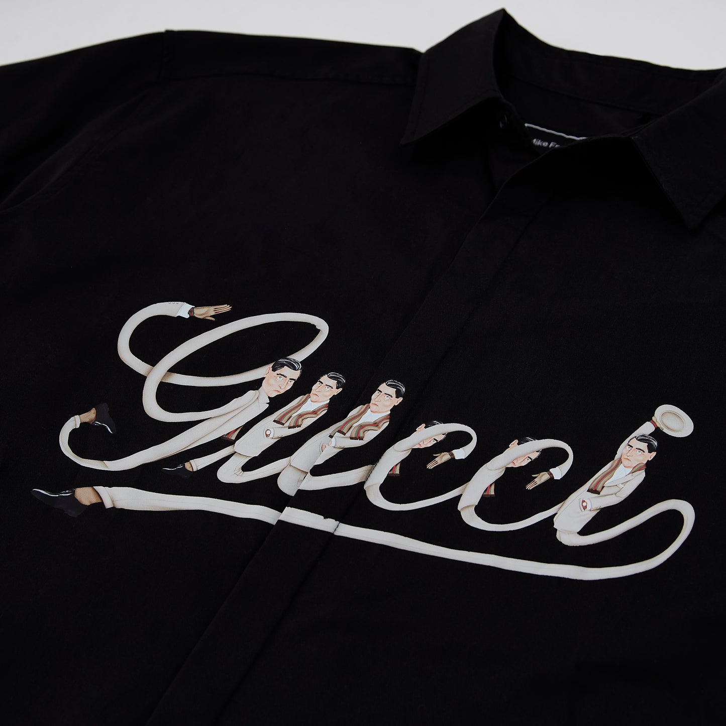 《限量》”Stretched Guccio” Shirt