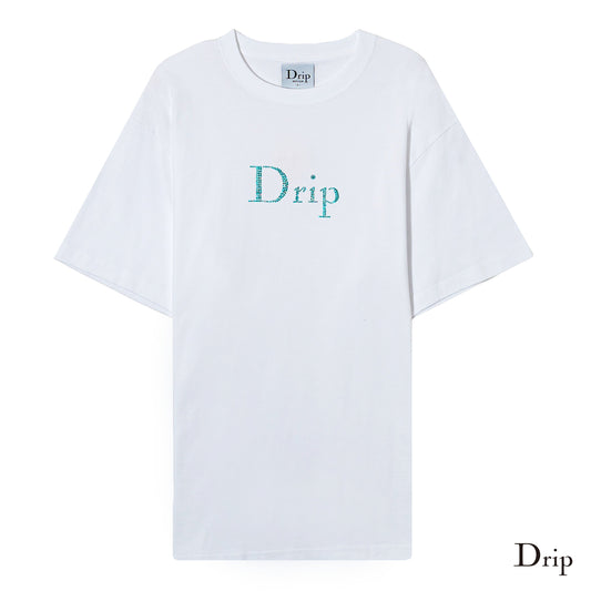 GZ Ｘ ドリップ DRIP//ダイヤモンドホワイトTシャツ