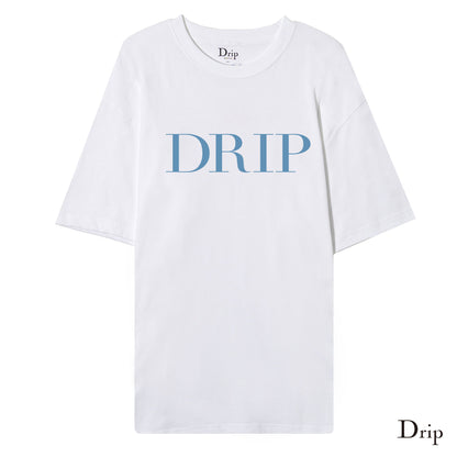 GZ Ｘ ドリップ DRIP//ビッグドリップブルーロゴTシャツ