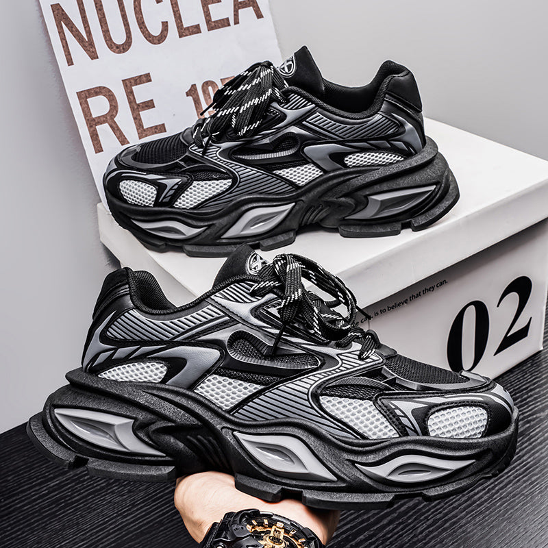 𝔾𝕣𝕠𝕦𝕟𝕕ℤ𝕖𝕣𝕠®－Flexing－shoes✥25-26✥美式秋冬新款復古厚底增高運動老爹鞋YK29