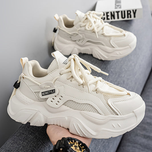 𝔾𝕣𝕠𝕦𝕟𝕕ℤ𝕖𝕣𝕠®－Flexing－shoes✥25-26✥美式秋冬新款復古3.0厚底增高運動老爹鞋N8510