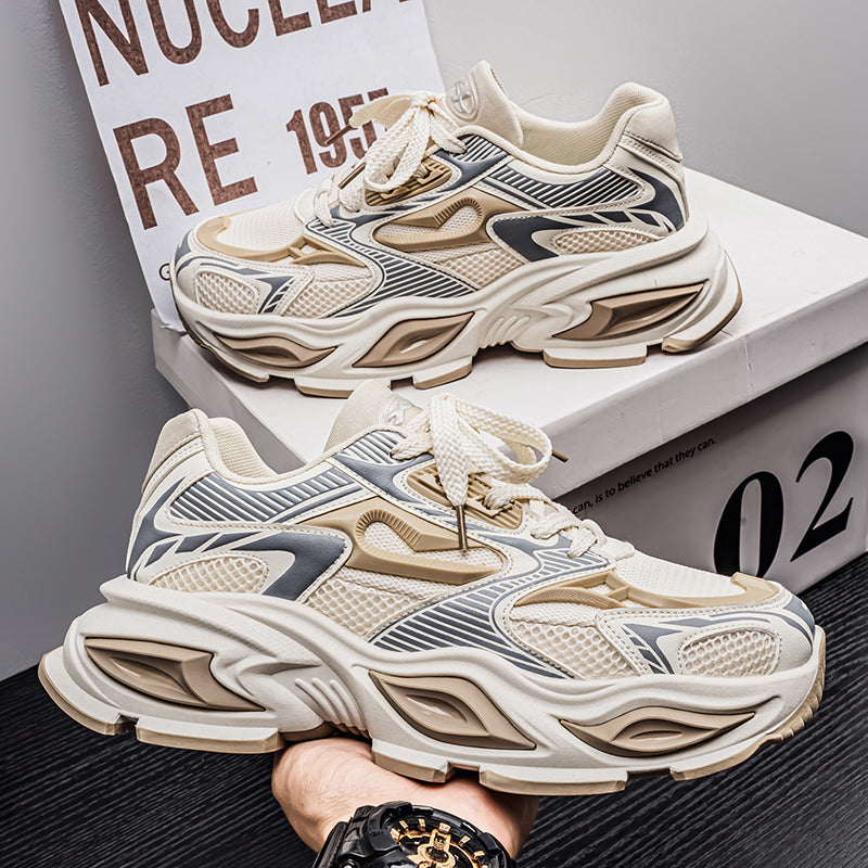 𝔾𝕣𝕠𝕦𝕟𝕕ℤ𝕖𝕣𝕠®－Flexing－shoes✥25-26✥美式秋冬新款復古厚底增高運動老爹鞋YK29