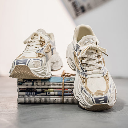 𝔾𝕣𝕠𝕦𝕟𝕕ℤ𝕖𝕣𝕠®－Flexing－shoes✥25-26✥美式秋冬新款復古厚底增高運動老爹鞋YK29