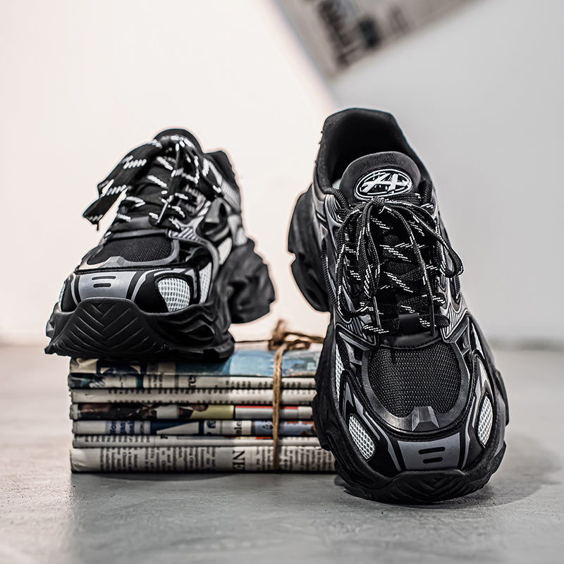 𝔾𝕣𝕠𝕦𝕟𝕕ℤ𝕖𝕣𝕠®－Flexing－shoes✥25-26✥美式秋冬新款復古厚底增高運動老爹鞋YK29