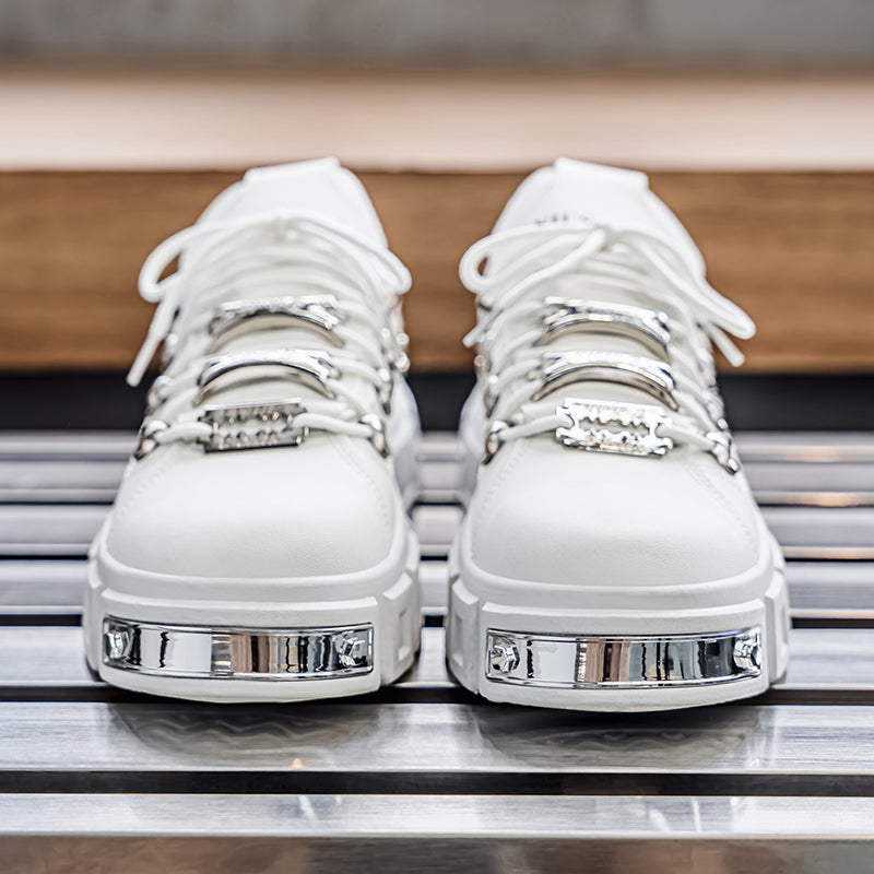 𝔾𝕣𝕠𝕦𝕟𝕕ℤ𝕖𝕣𝕠®－Flexing－shoes✥25-26✥美式秋冬新款復厚底低筒龐克戰靴休閒鞋6165