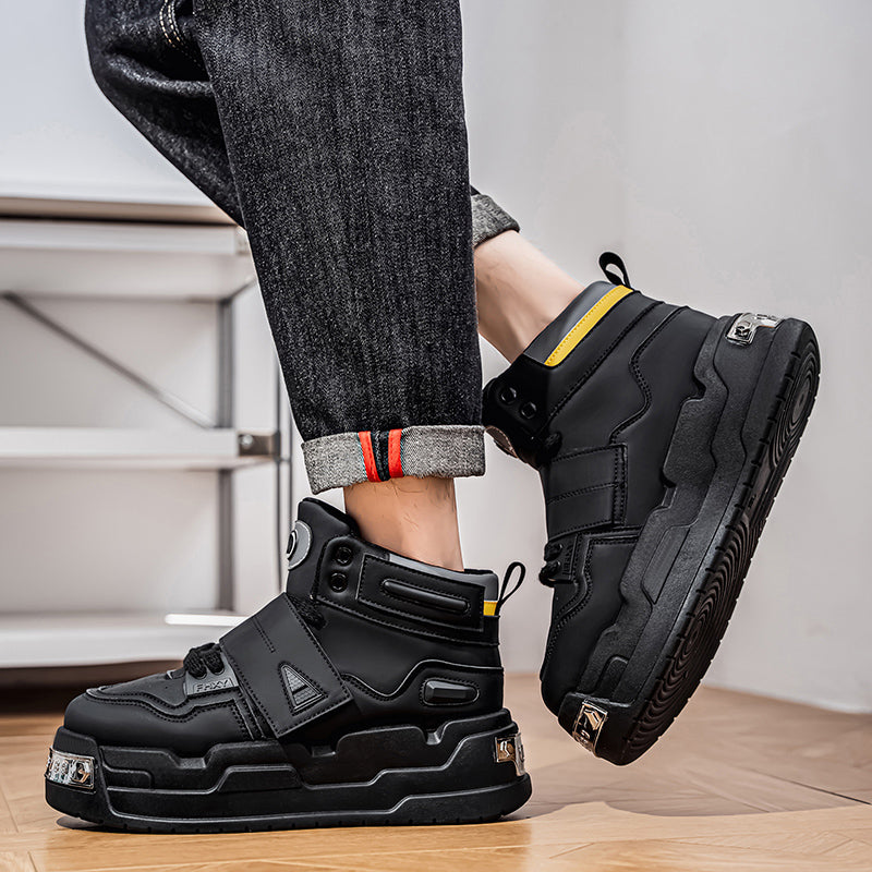 𝔾𝕣𝕠𝕦𝕟𝕕ℤ𝕖𝕣𝕠®－Flexing－shoes✥25-26✥美式秋冬新款復厚底中高筒龐克戰靴休閒鞋HC808