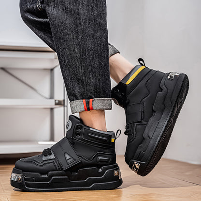 𝔾𝕣𝕠𝕦𝕟𝕕ℤ𝕖𝕣𝕠®－Flexing－shoes✥25-26✥美式秋冬新款復厚底中高筒龐克戰靴休閒鞋HC808