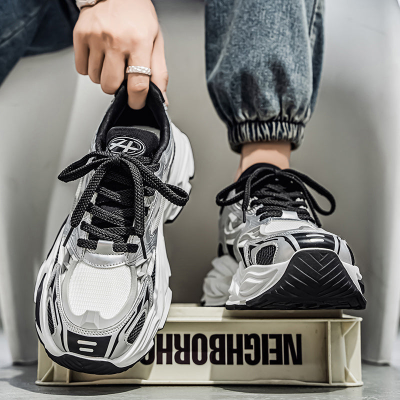 𝔾𝕣𝕠𝕦𝕟𝕕ℤ𝕖𝕣𝕠®－Flexing－shoes✥25-26✥美式秋冬新款復古厚底增高運動老爹鞋YK29