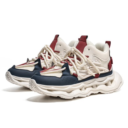 𝔾𝕣𝕠𝕦𝕟𝕕ℤ𝕖𝕣𝕠®－Flexing－shoes✥25-26✥美式秋冬新款復古2.0中筒厚底增高運動老爹鞋N8562