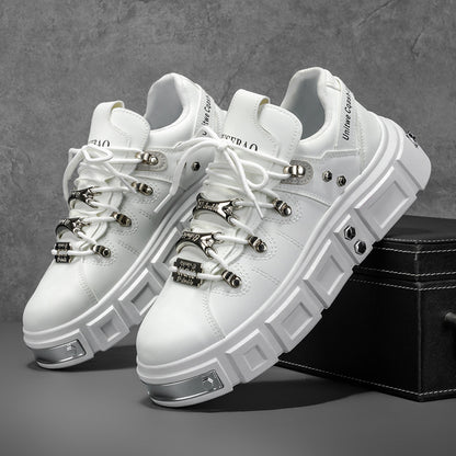 𝔾𝕣𝕠𝕦𝕟𝕕ℤ𝕖𝕣𝕠®－Flexing－shoes✥25-26✥美式秋冬新款復厚底低筒龐克戰靴休閒鞋6165