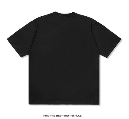 G.Z 邁阿密南岸✥𝔾𝕣𝕠𝕦𝕟𝕕ℤ𝕖𝕣𝕠®✥２０２３南裝大佬/超厚磅-美式vintage休閒卡蒂B重磅數中性短袖T-Shirt