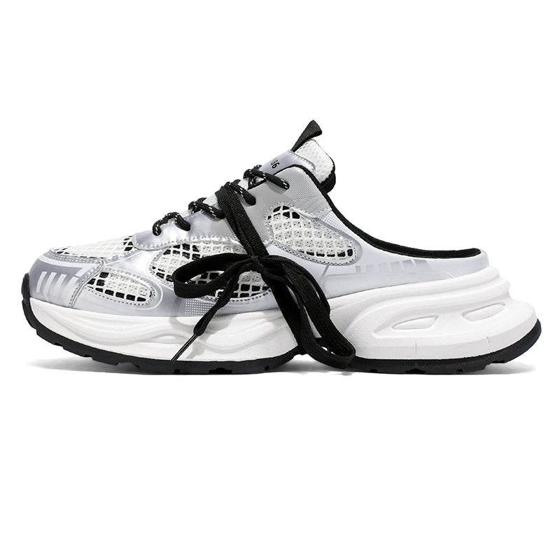 𝔾𝕣𝕠𝕦𝕟𝕕ℤ𝕖𝕣𝕠®－Flexing－shoes✥2025✥美式夏季新款透氣舒適包頭懶人拖鞋老爹鞋X5556