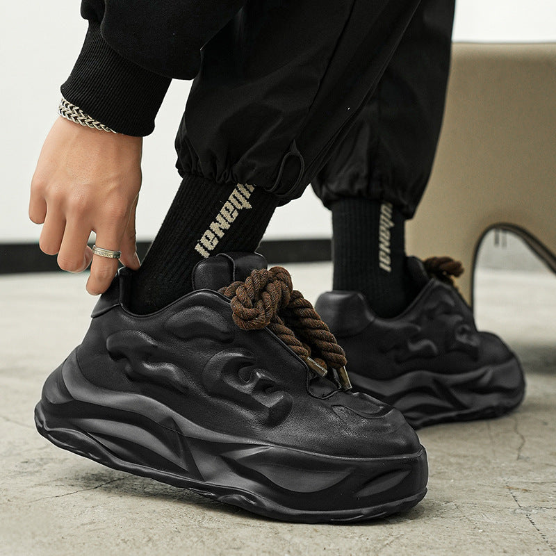 GZ Flexing shoes 2024 歐美街頭百搭時尚粗繩流行老爹鞋