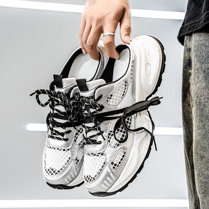 𝔾𝕣𝕠𝕦𝕟𝕕ℤ𝕖𝕣𝕠®－Flexing－shoes✥2025✥美式夏季新款透氣舒適包頭懶人拖鞋老爹鞋X5556