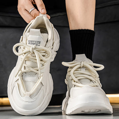 𝔾𝕣𝕠𝕦𝕟𝕕ℤ𝕖𝕣𝕠®－Flexing－shoes✥25-26✥美式秋冬新款復古3.0厚底增高運動老爹鞋N8510