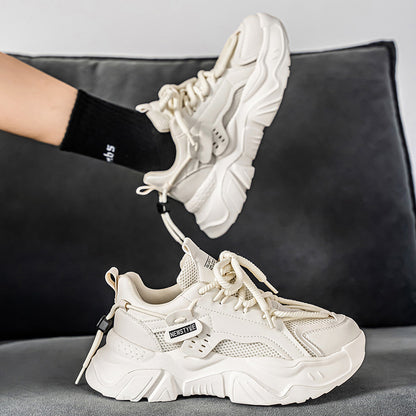 𝔾𝕣𝕠𝕦𝕟𝕕ℤ𝕖𝕣𝕠®－Flexing－shoes✥25-26✥美式秋冬新款復古3.0厚底增高運動老爹鞋N8510