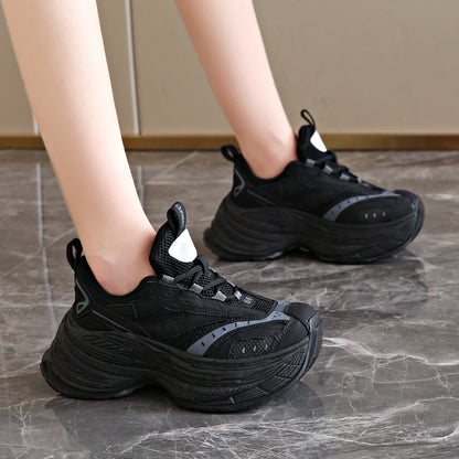 𝔾𝕣𝕠𝕦𝕟𝕕ℤ𝕖𝕣𝕠®－Flexing－shoes✥2024✥美式早秋新款超激高女款增高6cmUp老爹走路鞋(35-40號)9616