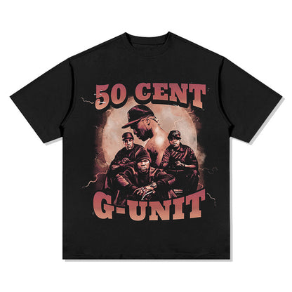 GZ Miami South Shore✥𝔾𝕣𝕠𝕦𝕟𝕕ℤ𝕖𝕣𝕠®✥2023 Southern suit big guy/super thick pound-American casual Pentagon Army heavyweight neutral short-sleeved T-Shirt 